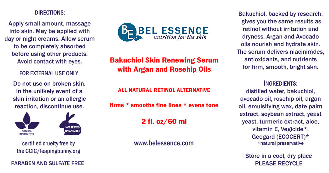 Bakuchiol Natural Retinol Serum With Argan, Avocado and Rosehip Oils - Reduce Wrinkles, Firm Skin, Youthful Glow  - 2 oz-2